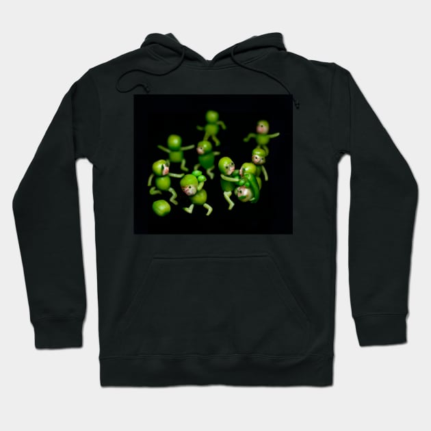 When Peas Go Bad Hoodie by PictureNZ